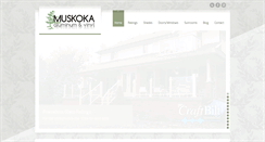 Desktop Screenshot of muskokaaluminum.com